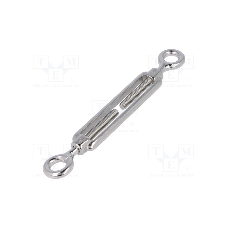 1 pcs x KRAFTBERG - SCI-A-M6-A4 - Turnbuckle, acid resistant steel A4, for rope, eye/ eye, 10mm