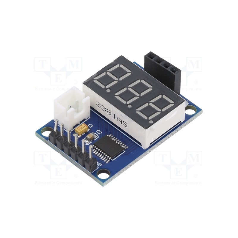 1 pcs x OKYSTAR - OKY3261-0 - Module: detector, 5VDC, 24.5x35.1mm, HC-SR04