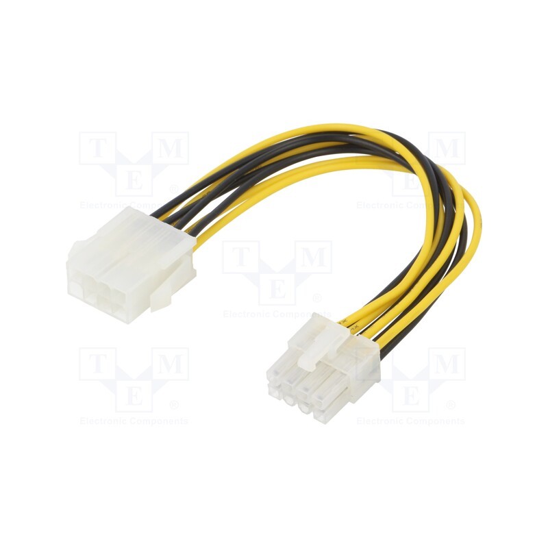 1 pcs x AKYGA - AK-CA-08 - Cable: mains, EPS 8pin male,EPS 8pin female, 0.2m