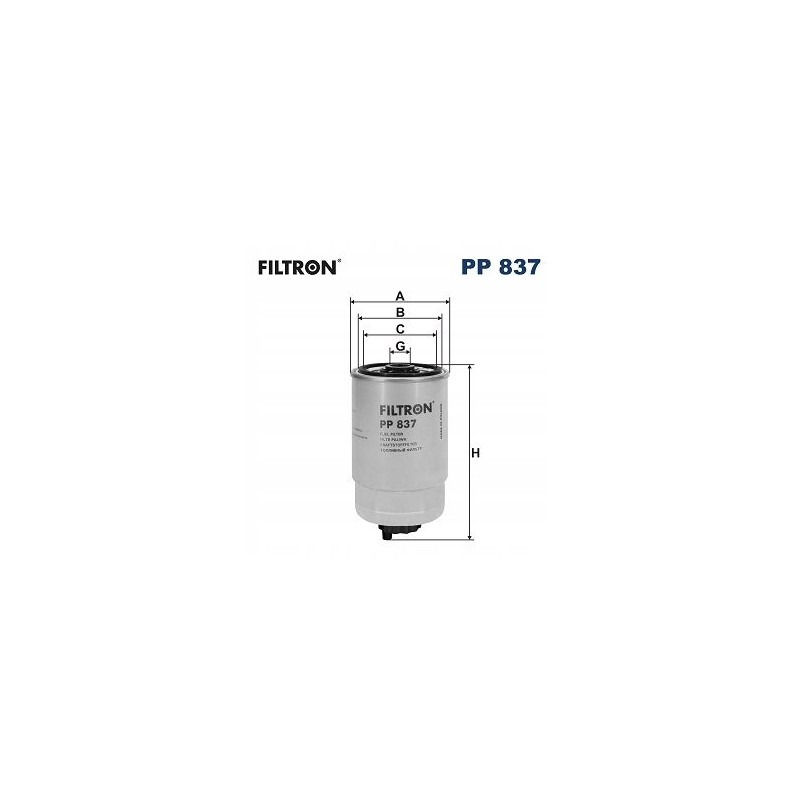Filtron pp 837 fuel filter