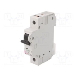 1 pcs x ETI POLAM - ETIMAT 10 1P C4 - Circuit breaker, 230/400VAC, Inom: 4A, Poles: 1, Charact: C, 10kA