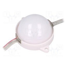 1 pcs x WORLDSEMI - HC-F12V-F50-3L-WS2811 - LED, RGB, IP68, No.of diodes: 3, 5050,PLCC6, Ø50mm, 12V, SMD