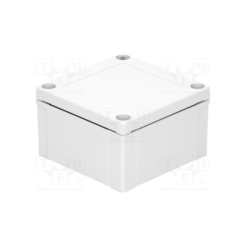 1 pcs x FIBOX - ABS 95/60 HG - Enclosure: multipurpose, X: 100mm, Y: 100mm, Z: 60mm, MNX, ABS, grey
