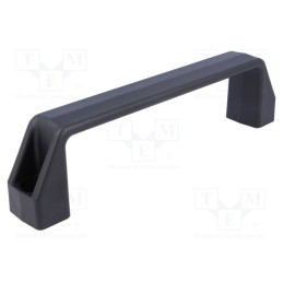 1 pcs x ELESA+GANTER - 37201 - Handle, technopolymer PA, black, H: 50mm, L: 196mm, W: 28mm, F2: 2.7kN