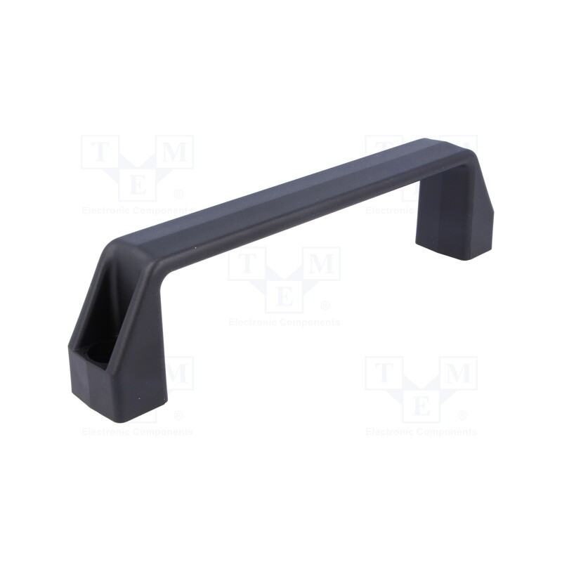 1 pcs x ELESA+GANTER - 37201 - Handle, technopolymer PA, black, H: 50mm, L: 196mm, W: 28mm, F2: 2.7kN