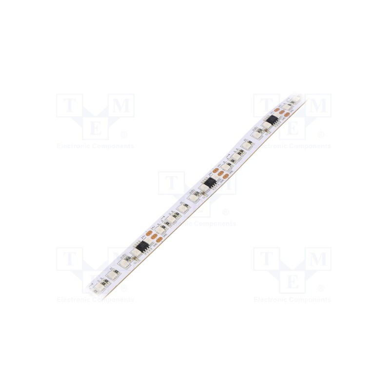 1 m x IPIXEL LED - S010120BC3SM - LED tape, RGB, 2835, 24V, LED/m: 120, 10mm, white PCB, IP20,IP65