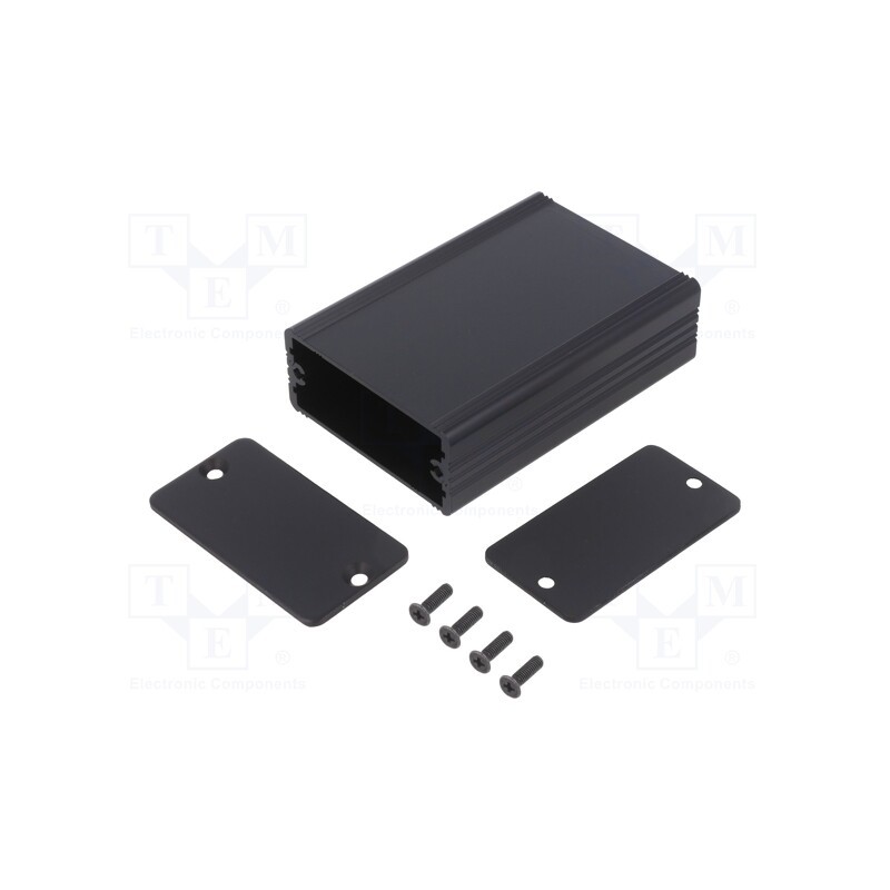 1 pcs x FISCHER ELEKTRONIK - AKG 55 24 80 SA - Enclosure: with panel, AKG, X: 55mm, Y: 80mm, Z: 24mm, aluminium