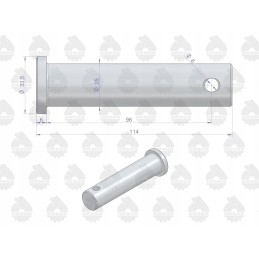 Telescope mounting pin C 385 original Ursus