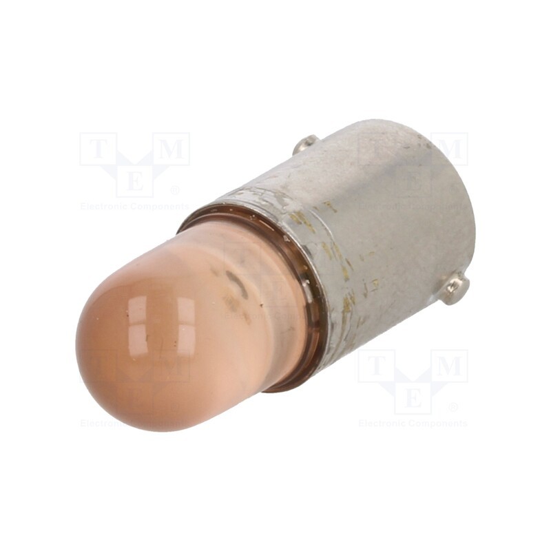 1 pcs x POLAM-ELTA - LO-BA9S-220DC - LED lamp, orange, BA9S, 220VDC