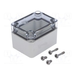1 pcs x FIBOX - PCT 050705 - Enclosure: multipurpose, X: 50mm, Y: 65mm, Z: 45mm, EURONORD, grey