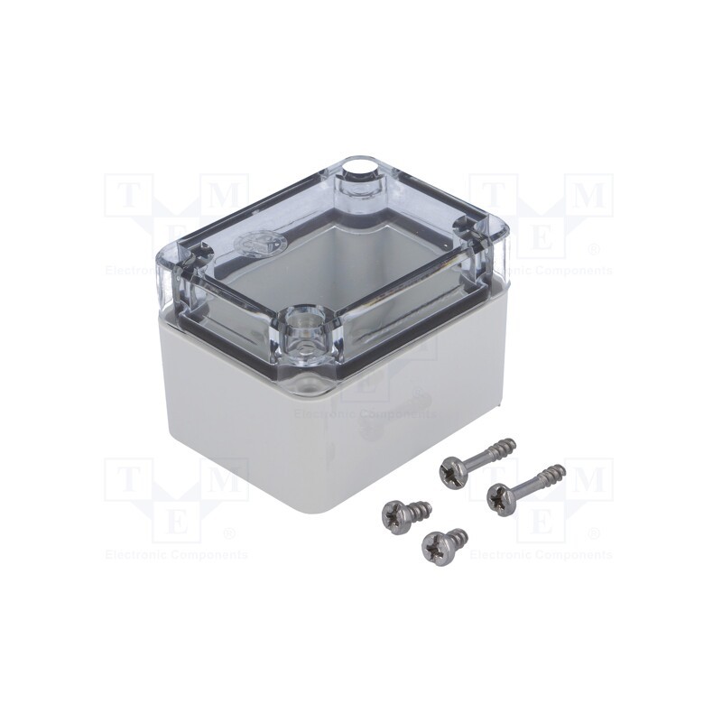 1 pcs x FIBOX - PCT 050705 - Enclosure: multipurpose, X: 50mm, Y: 65mm, Z: 45mm, EURONORD, grey