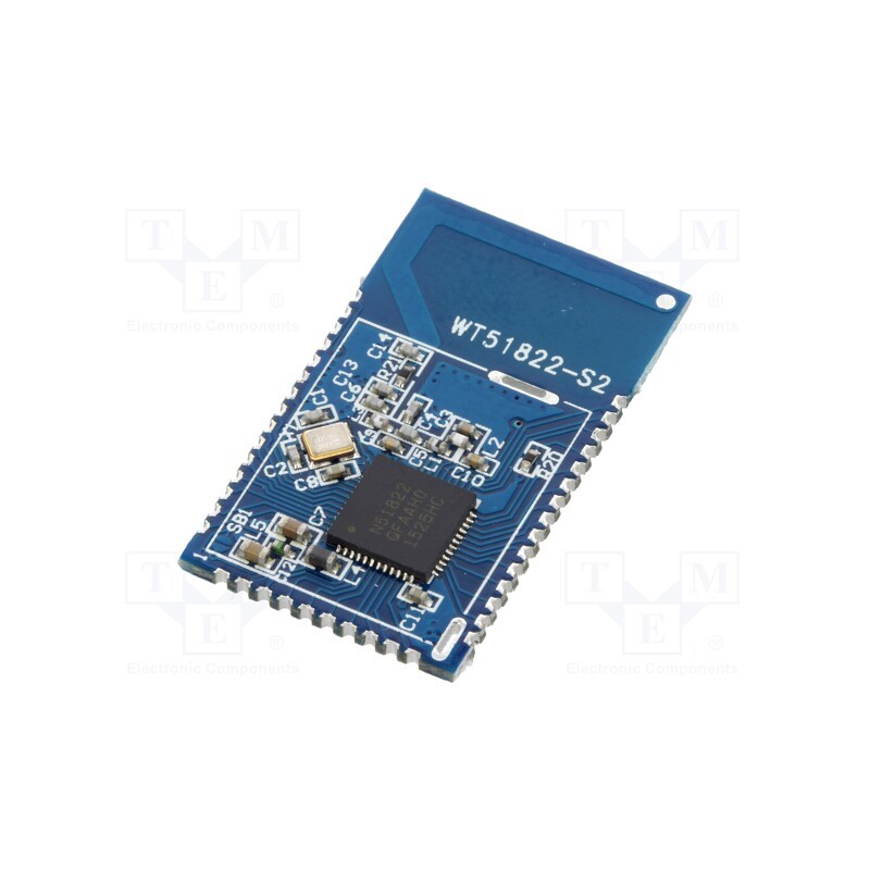 1 pcs x WIRELESS-TAG - WT51822-S2 - Module: Bluetooth Low Energy, GPIO,I2C,SPI,SWD,UART, SMD, 2.4GHz