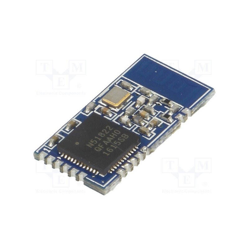 1 pcs x WIRELESS-TAG - WT51822-S4AT - Module: Bluetooth Low Energy, SWD,UART, SMD, 18.5x9.1x2mm, 2.4GHz