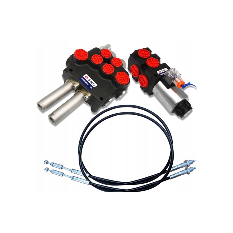 3-section set, 80l, for round distributor, latch