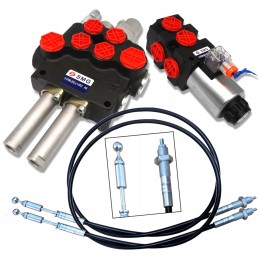 3-section set, 80l, for round distributor, latch