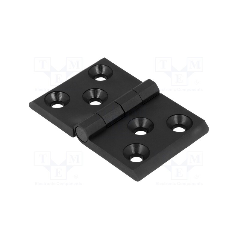 1 pcs x ROZTOCZE - 3.510.23 - Hinge, Width: 76mm, polyamide, H: 50mm, Holes no: 6