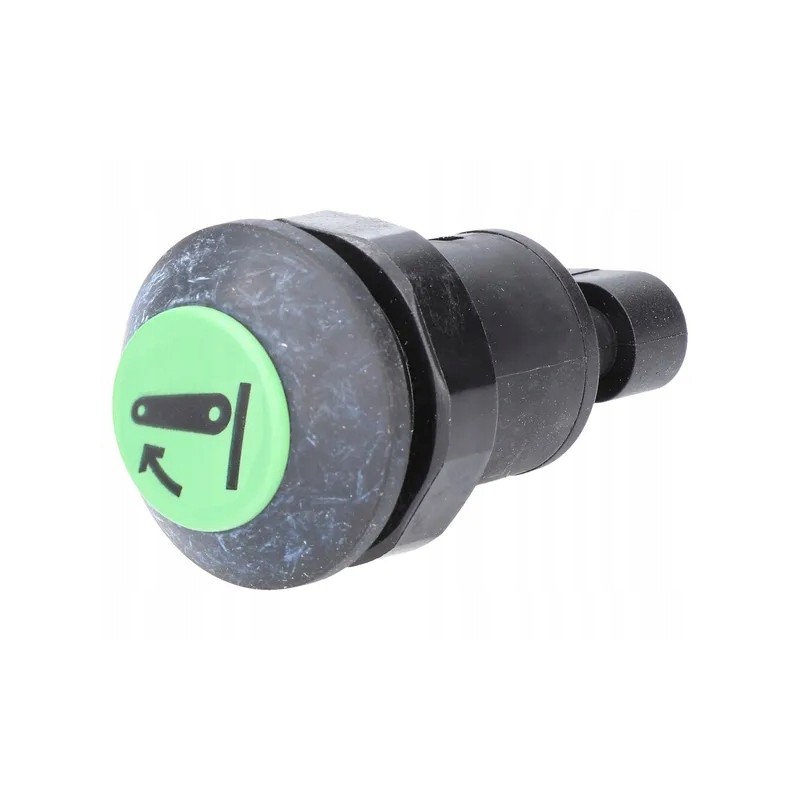 Round green lift button switch