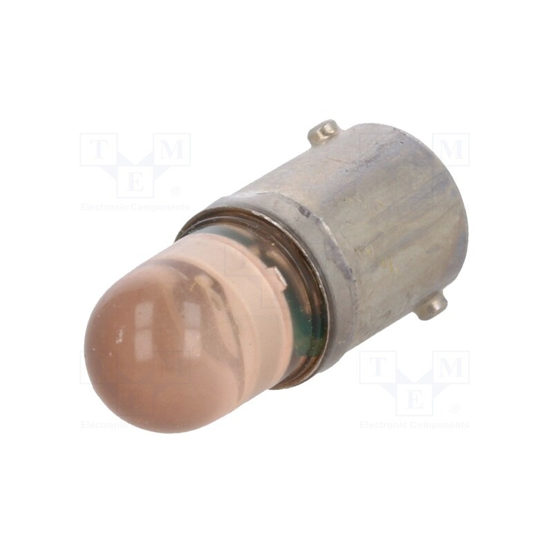 1 pcs x POLAM-ELTA - LO-BA9S-230AC - LED lamp, orange, BA9S, 230VAC