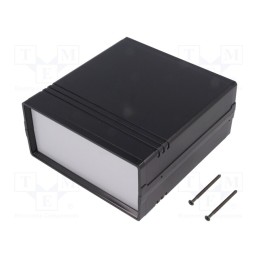 1 pcs x TEKO - 22.9 - Enclosure: with panel, CAB, X: 129mm, Y: 134mm, Z: 61mm, ABS, black