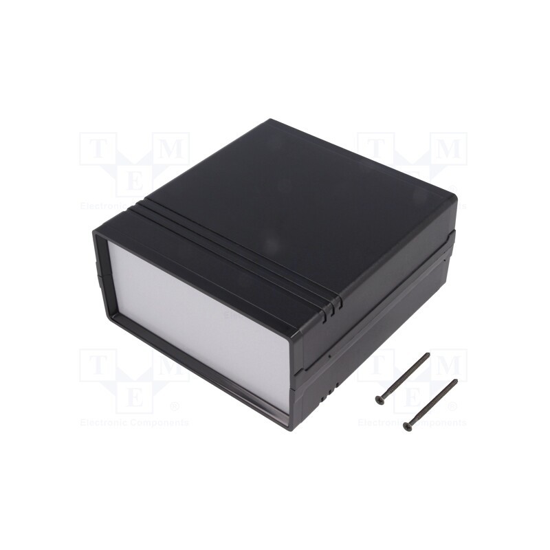 1 pcs x TEKO - 22.9 - Enclosure: with panel, CAB, X: 129mm, Y: 134mm, Z: 61mm, ABS, black