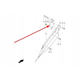 548747 0 right belt cover bracket