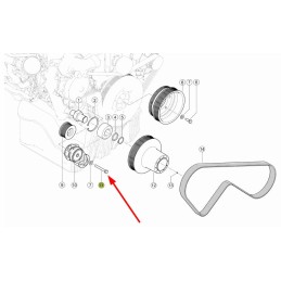 216180 0 tensioner bolt m10 x 1 x 80