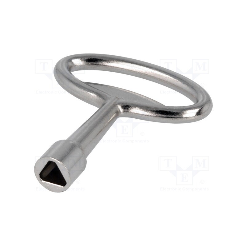 1 pcs x ROZTOCZE - KLT7.001-02 - Key, zinc and aluminium alloy, nickel, Kind of insert bolt: T7