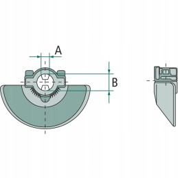 Ball with collar 50mm 17mm walterscheid