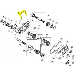 Clamp john deere 2550 2750 180 tcu24282