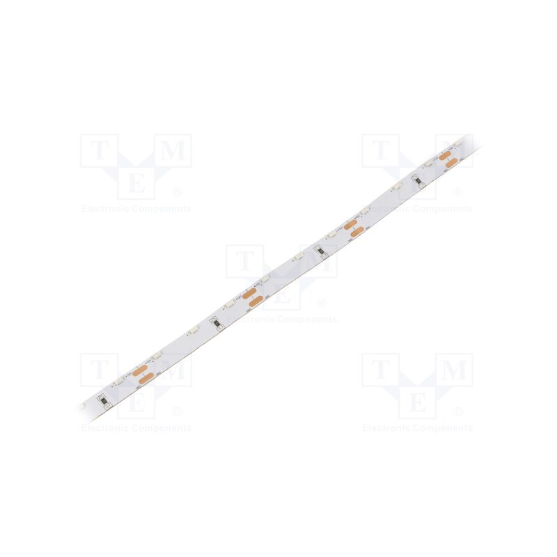 1 m x WISVA OPTOELECTRONICS - HH-S60F008-335-12 NW WHITE PCB IP20 - LED tape, white neutral, 335, 12V, LED/m: 60, 8mm, white PCB