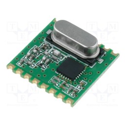 1 pcs x HOPE MICROELECTRONICS - RFM42B-868S1 - Module: RF, FM transmitter, FSK, 868MHz, SPI, 1.8÷3.6VDC, 20dBm, SMD