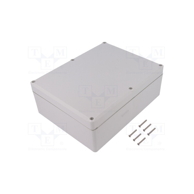 1 pcs x KRADEX - Z90JS IP67 TM ABS - Enclosure: multipurpose, X: 174mm, Y: 224mm, Z: 80mm, ABS, grey, IP67