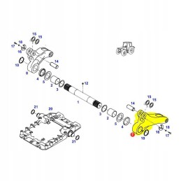 Fendt 700 vario lift arm left