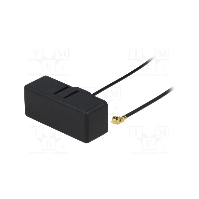1 pcs x TE Connectivity - 1513472-1 - Antenna, WLAN, U.FL, Len: 595mm, Body dim: 29x12x10mm