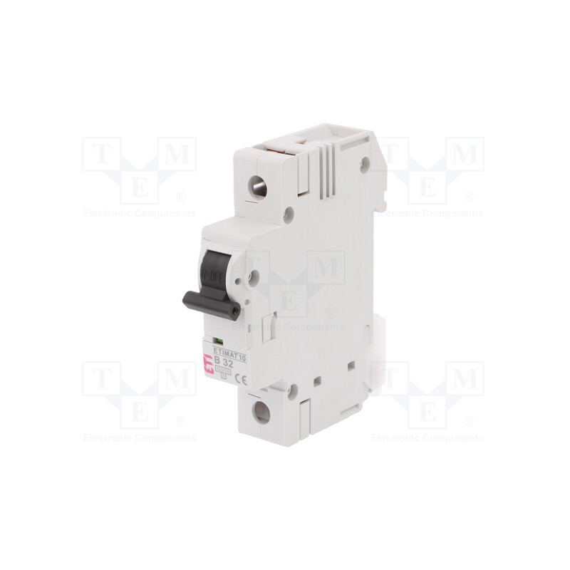 1 pcs x ETI POLAM - ETIMAT 10 1P B32 - Circuit breaker, 230/400VAC, Inom: 32A, Poles: 1, Charact: B, 10kA