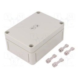 1 pcs x SPELSBERG - 11040901 - Enclosure: multipurpose, X: 94mm, Y: 130mm, Z: 57mm, TK PS, grey, IP66