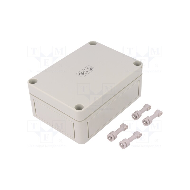 1 pcs x SPELSBERG - 11040901 - Enclosure: multipurpose, X: 94mm, Y: 130mm, Z: 57mm, TK PS, grey, IP66