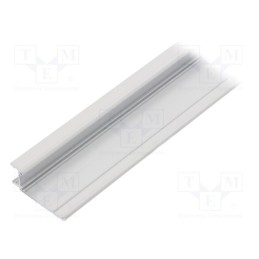 1 pcs x TOPMET - B8050001 - Profiles for LED modules, white, L: 1m, WALLE12, aluminium