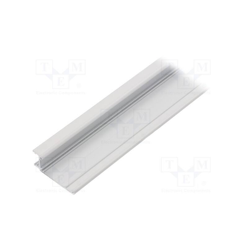 1 pcs x TOPMET - B8050001 - Profiles for LED modules, white, L: 1m, WALLE12, aluminium