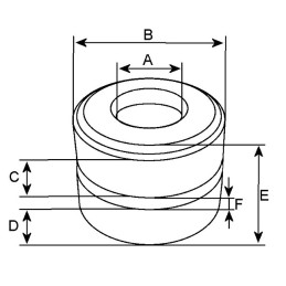 Commutator slip rings alternat a133 a115