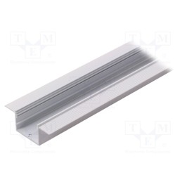 1 pcs x TOPMET - V3170001 - Profiles for LED modules, white, L: 1m, VARIO30-05, aluminium
