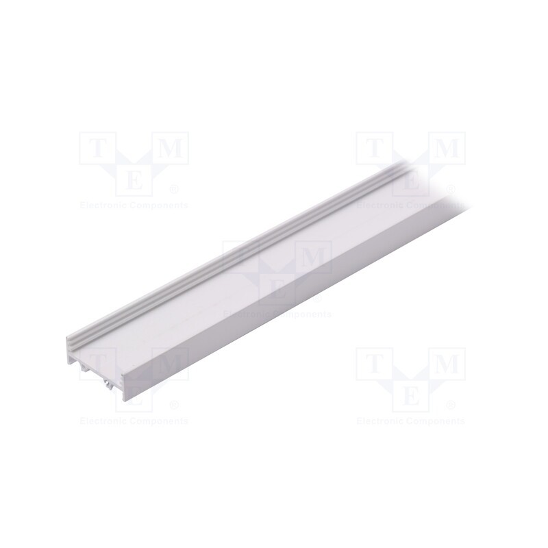 1 pcs x TOPMET - V3010001 - Profiles for LED modules, white, L: 1m, VARIO30-01, aluminium