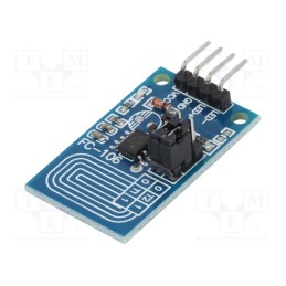 1 pcs x OKYSTAR - OKY3420-4 - Sensor: touch, capacitive, 2.4÷5.5VDC, Ch: 1, 23x20mm