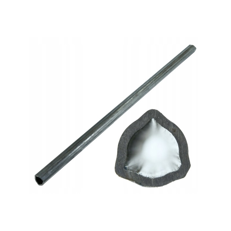 Internal triangular pipe 36x4 5mm length 100cm x