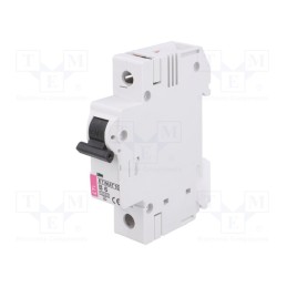 1 pcs x ETI POLAM - ETIMAT 10 1P B6 - Circuit breaker, 230/400VAC, Inom: 6A, Poles: 1, Charact: B, 10kA