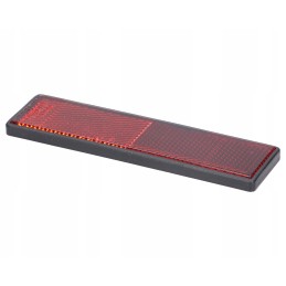 Red reflector, glued, fendt, 122x33mm