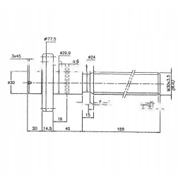Hanger head connector c 385 80450032 aparts