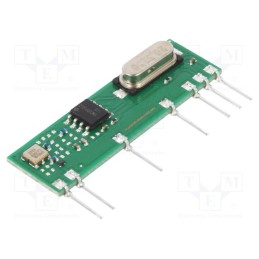 1 pcs x AUREL - 650201508G - Module: RF, AM receiver, AM,ASK,OOK, 868.3MHz, -112dBm, 5VDC, 6.3mA