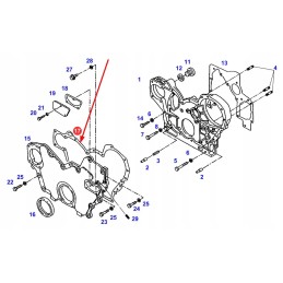 F824200210210 front engine cover gasket