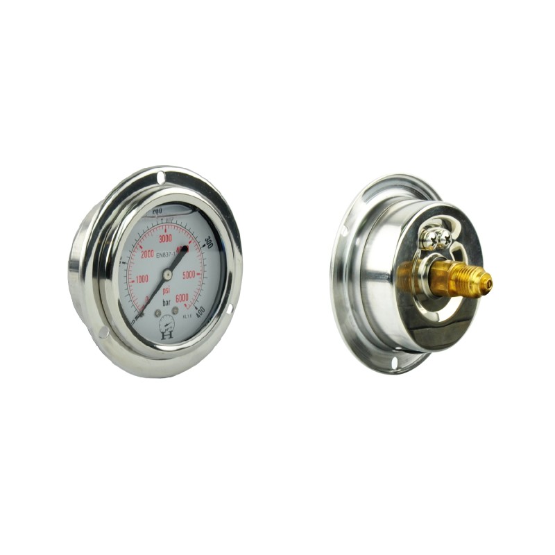 Glic pressure gauge 63mm 0 400bar kt 1 4 hydrolider